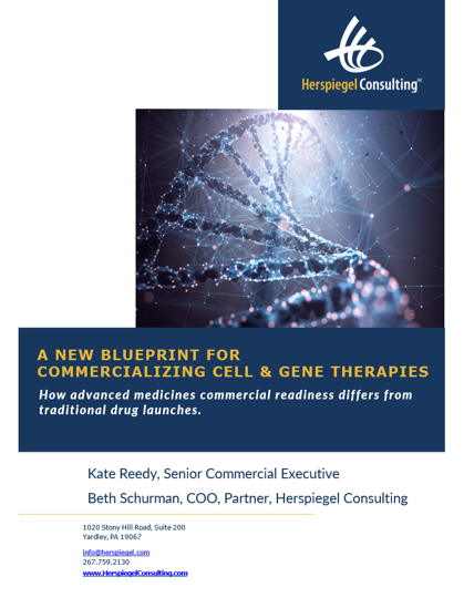 Blueprint for Commercialization of Cell and Gene Therapies